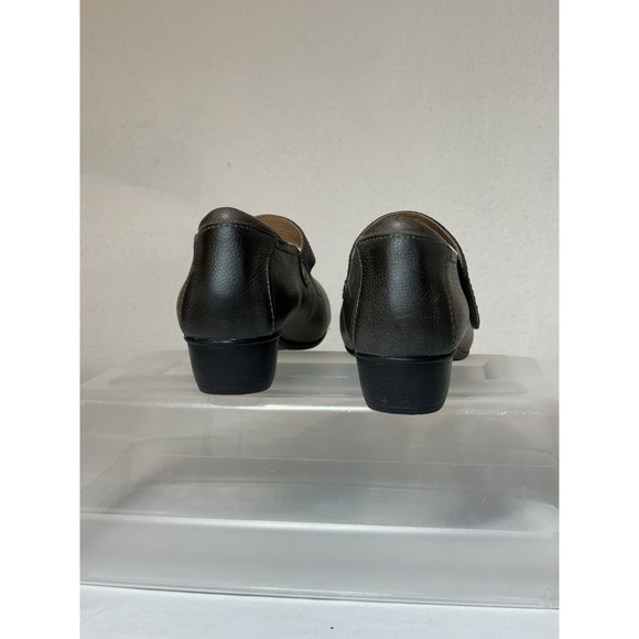 Taos Womens Mambo Leather Mary Jane Heel 1.5 " Gray Size 8 Comfort - Picture 4 of 8